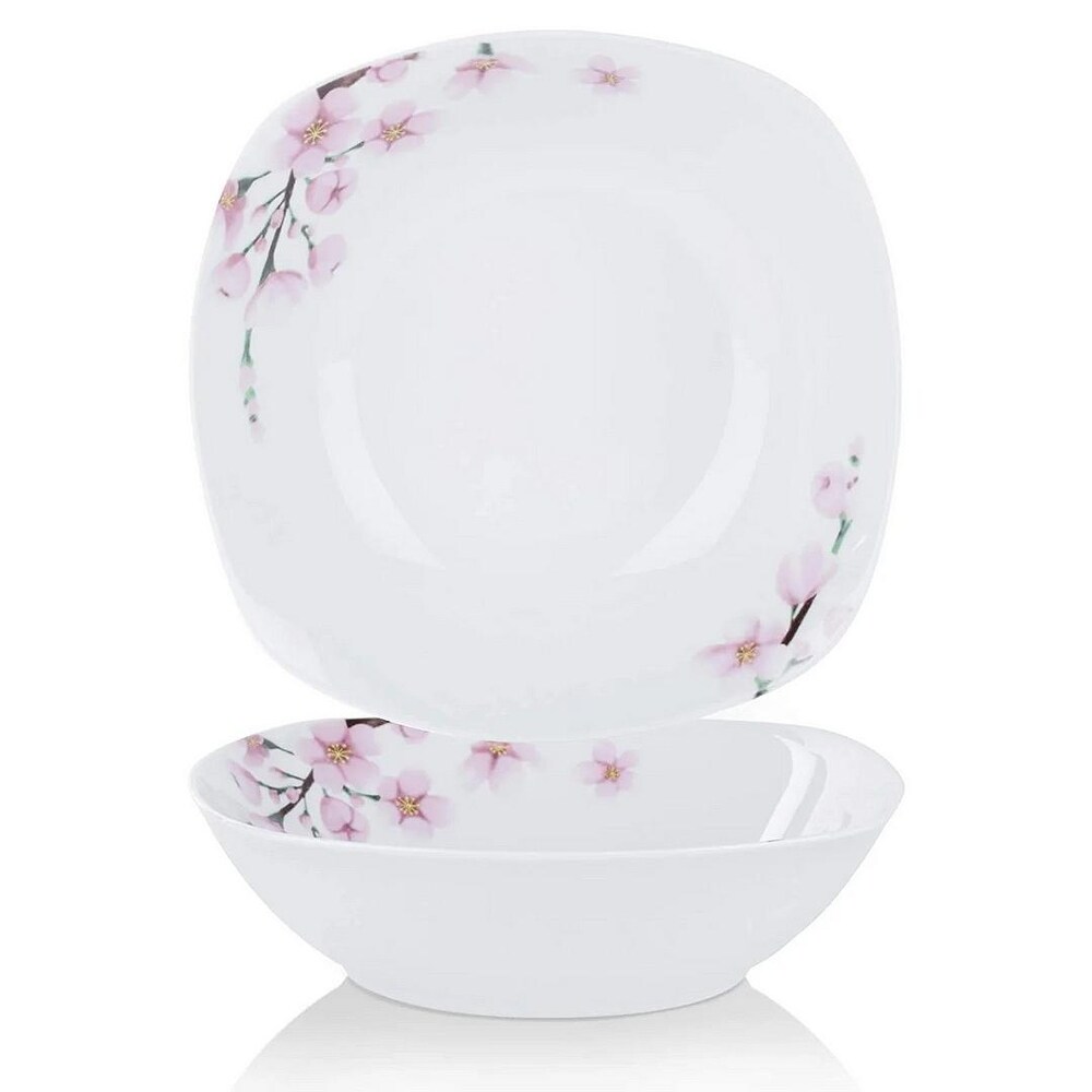 VEWEET Porcelain 35 Oz. Salad Bowl Set (Set Of 2)