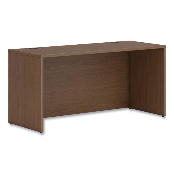 HON Mod Credenza Shell， 60w x 24d x 29h， Sepia Walnut