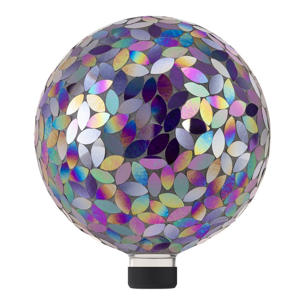 Alpine Corporation Indoor/Outdoor Glass Mosaic Gazing Globe Yard Decoration GRS122