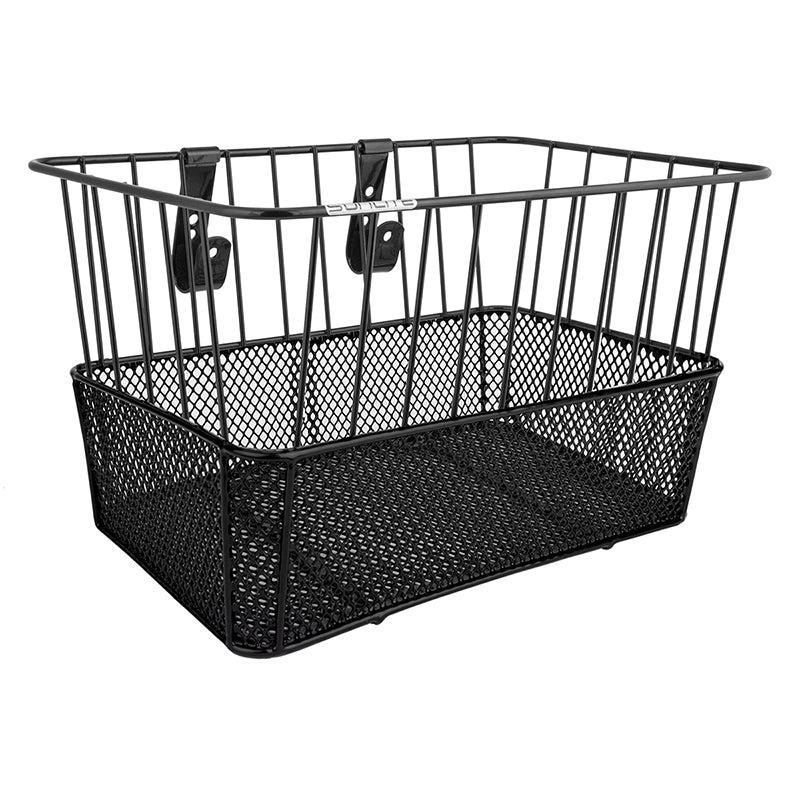 Sunlite Front Mesh Bottom Basket Wire Black with Fixed Hardware to fork 14x9x9