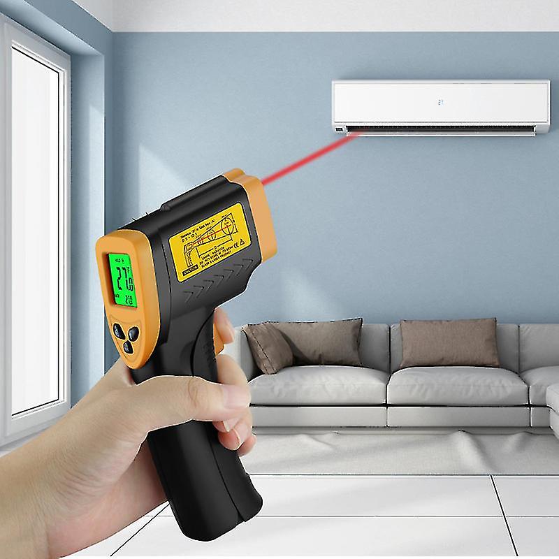 Infrared Thermometer Non-contact Digital Laser Temperature Gun， -50c ~ 380c (-58f~716f ) With Lcd Display For Cooking/pizza Oven/grill/refrigerator， (