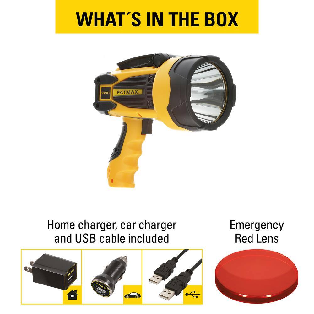 🎉Limited Time Offer🎉Stanley Rechargeable 2200 Lumens LED Lithium-Ion Hand-Held Portable Handheld Spotlight SL10LEDS