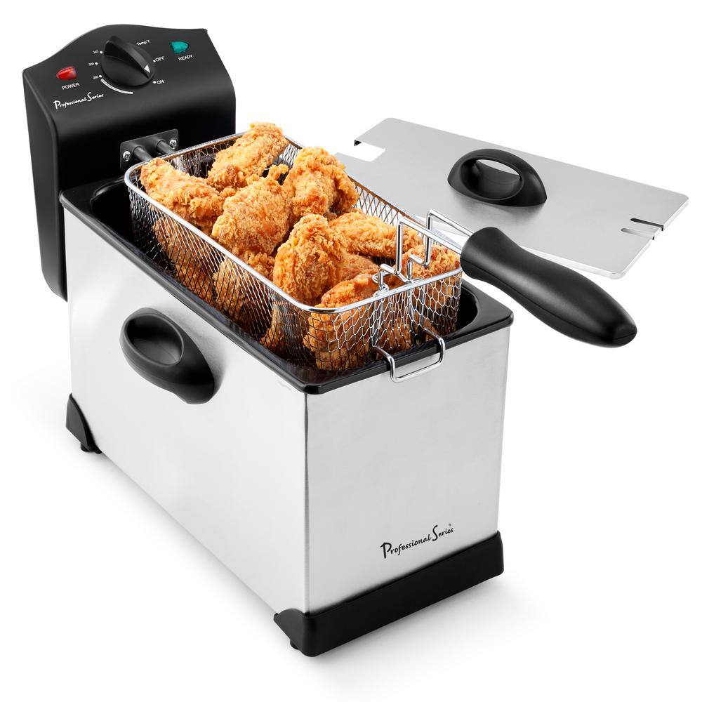 Continental Professional Series 3 qt. Stainless Steel Deep Fryer PS75911