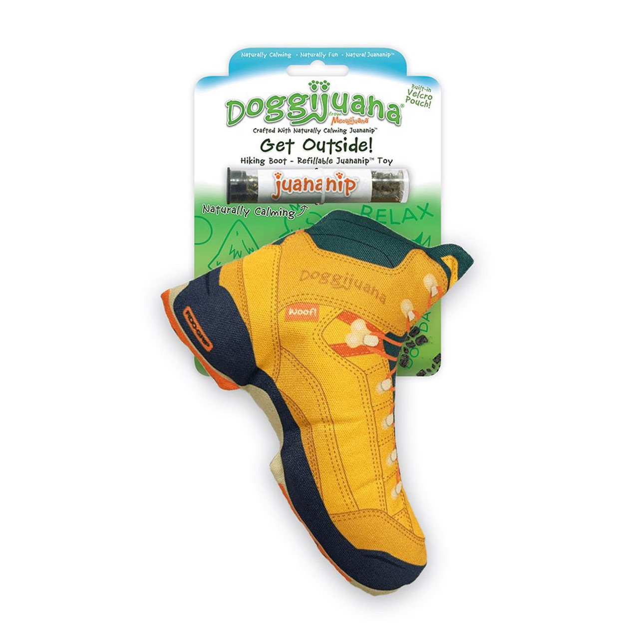 Doggijuana Get Outside Hiking Boot Refillable Juananip Dog Toy