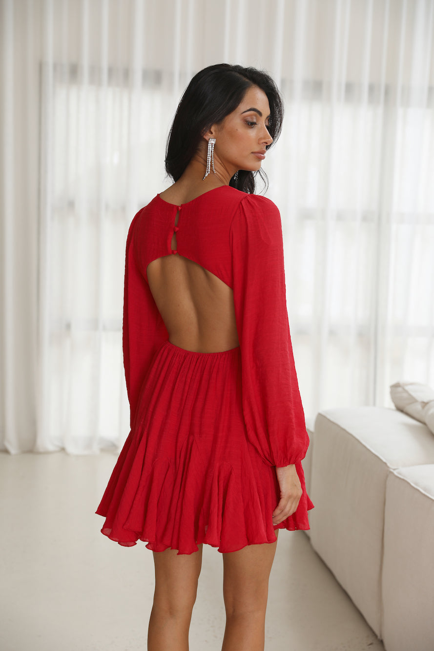 Hymns Of Love Dress Red