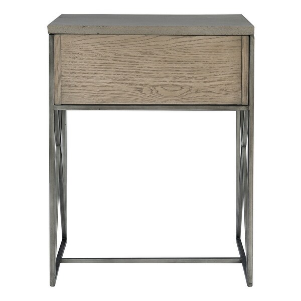 Uttermost Cartwright Grey Side Table