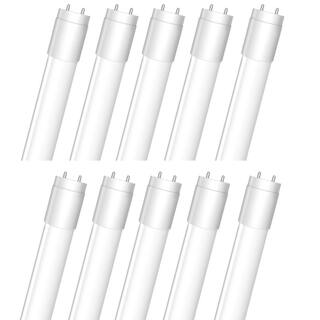 Feit Electric 18-Watt 4 ft. G13 Type AB T8 Plug and Play Or T8T12 Ballast Bypass Linear LED Tube Light Bulb Tunable White (10-Pack) T48154CCTABLED10