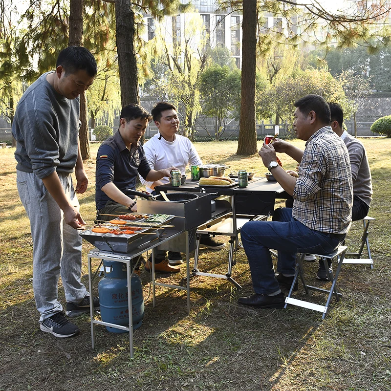 Bulin C650 BBQ Promotional Price Foldable Mobile Kitchen Quality Outdoor Mobile Kitchen For Camping