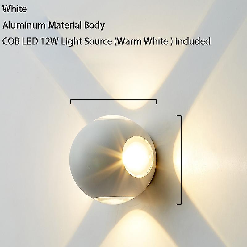 Phube Modern Led Aluminum Wall Lamp Ip65 Garden Wall Lights Outdoor Lighting Balcony Hallway Front Door Decoration Lamp