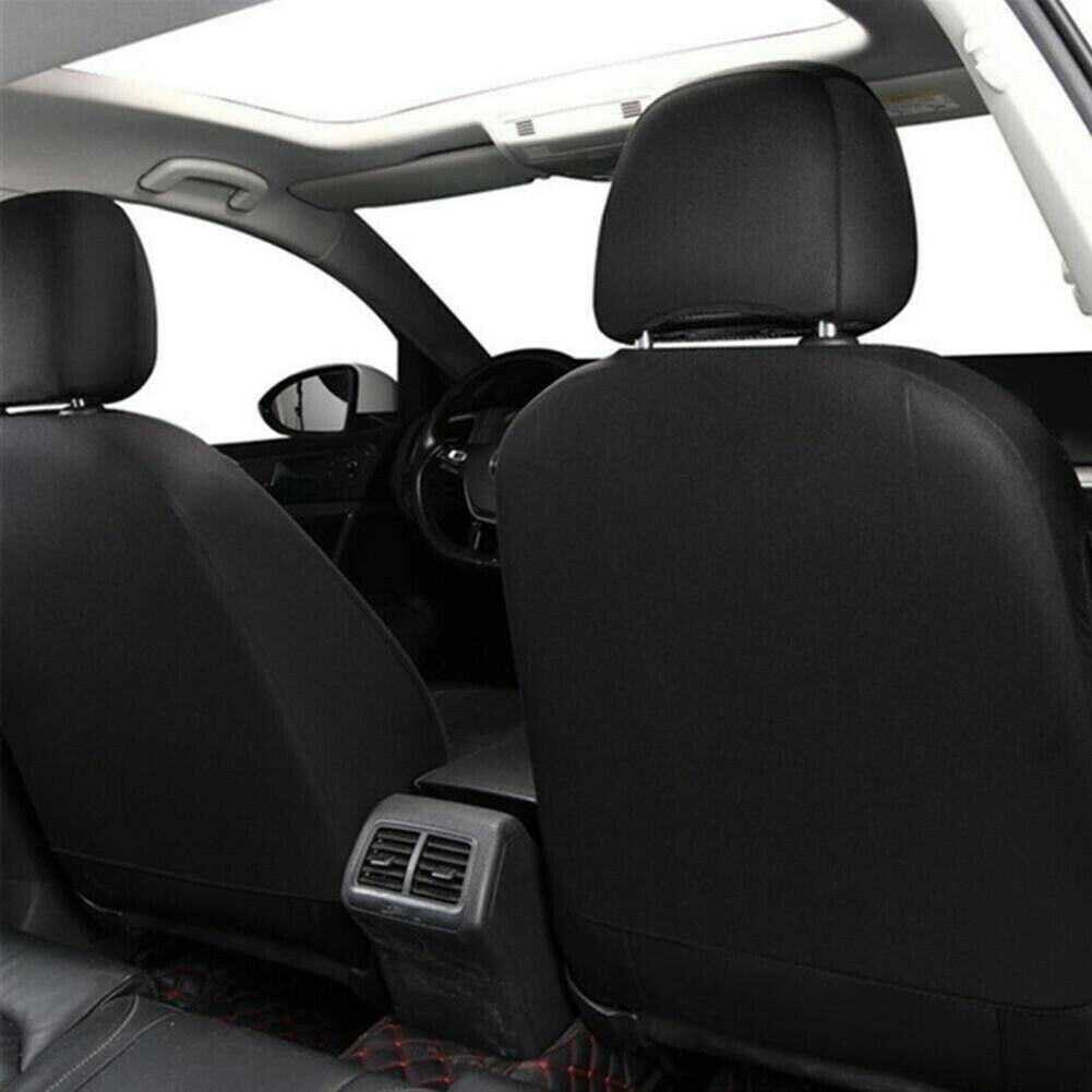 9pcs Car Seat Cover PU Leather Accessories Protector， Universal Full Set 5-Sits Waterproof For Sedan SUV Truck