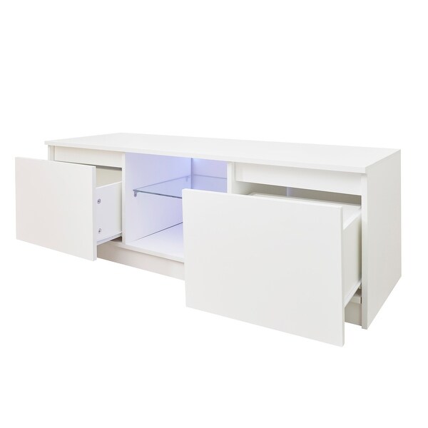 47 inch Modern LED TV Stand Entertainment Center Media Storage TV Cabinet