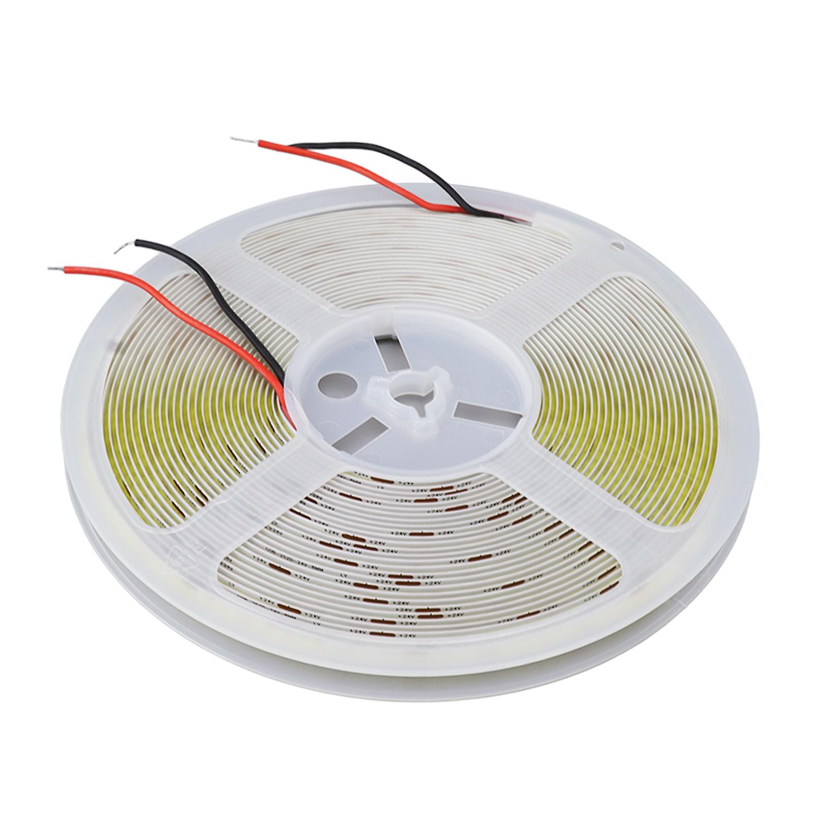 COB LED Strip Light 10m 110LM 252 Lamp Beads Cuttable Flexible Self Adhesive COB LED Tape Light 3000K Warm White