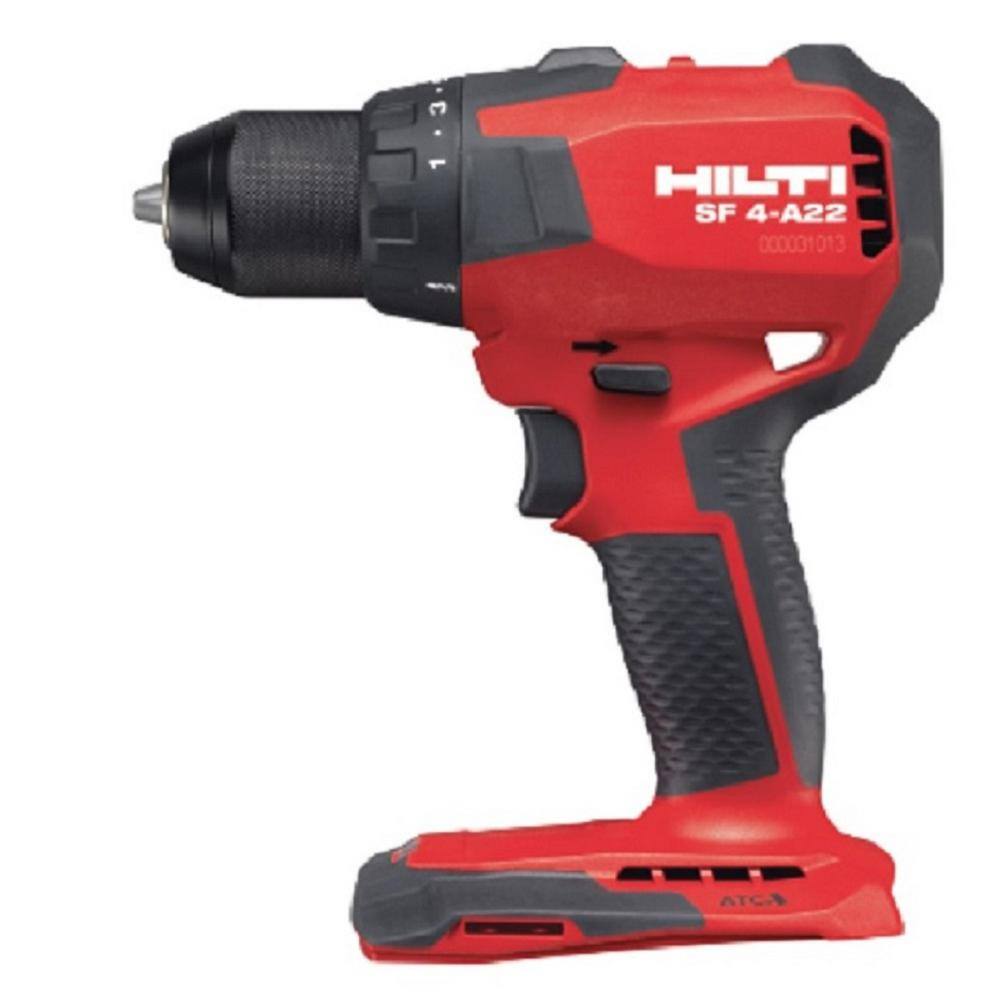 Hilti 22-Volt Lithium-Ion SF 4-A22 Cordless Brushless 12 in. Compact Drill Driver (Tool-Only) 2177406