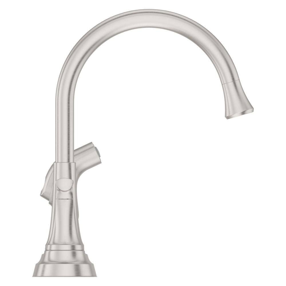 Pfister Ladera 2-Handle Standard Kitchen Faucet with Optional Side Sprayer in Spot Defense Stainless Steel F-036-4LRGS