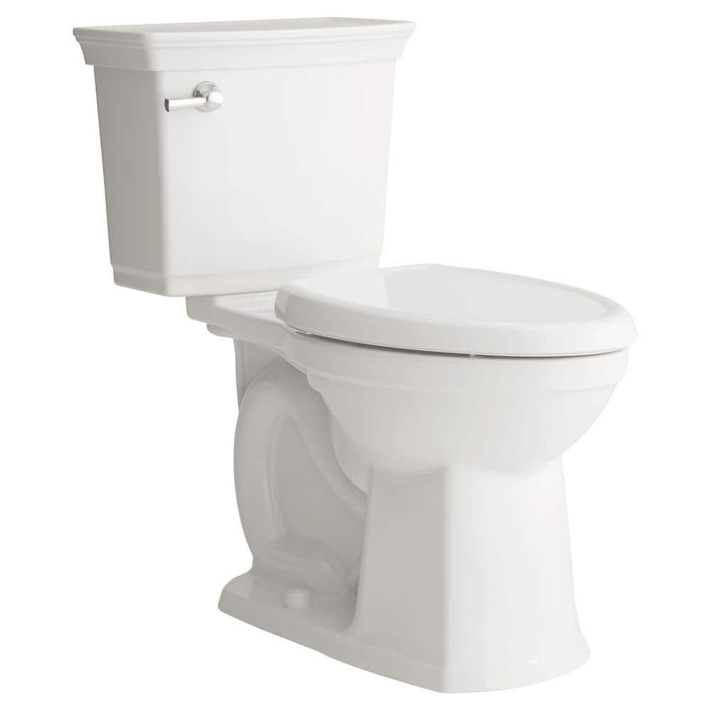 American Standard Optum VorMax Complete Tall Height 2piece 128 GPF Elongated Toilet in White with Slow Close Seat