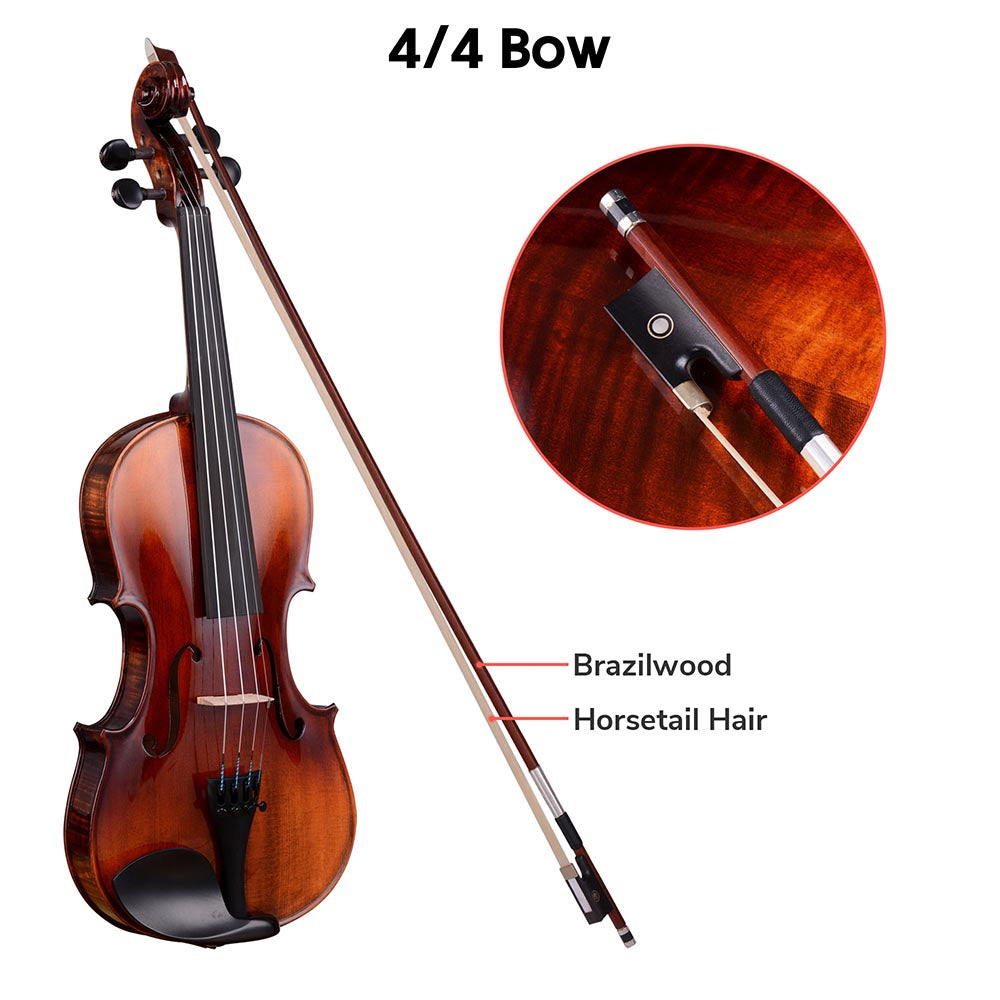 Vif BV250 4/4 Advanced Full Size Violin w/ Bow Case Outfit Set