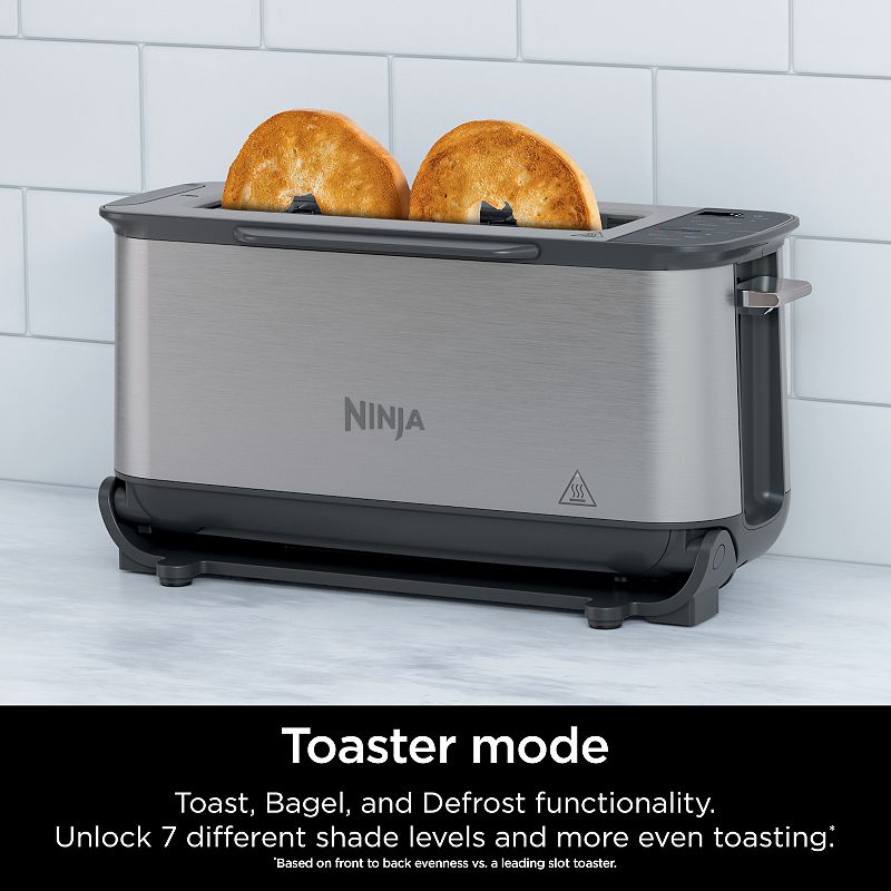 Ninja Foodi 2-in-1 Flip Toaster and Compact Toaster Oven