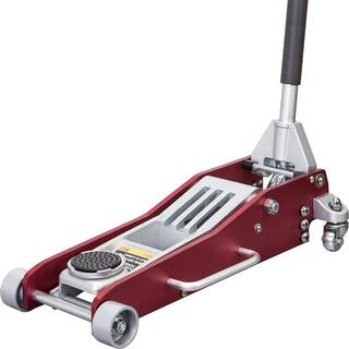 Big Red 3-Ton Low-Profile Aluminum Floor Jack with Dual Piston Speedy Lift AT830003XLR