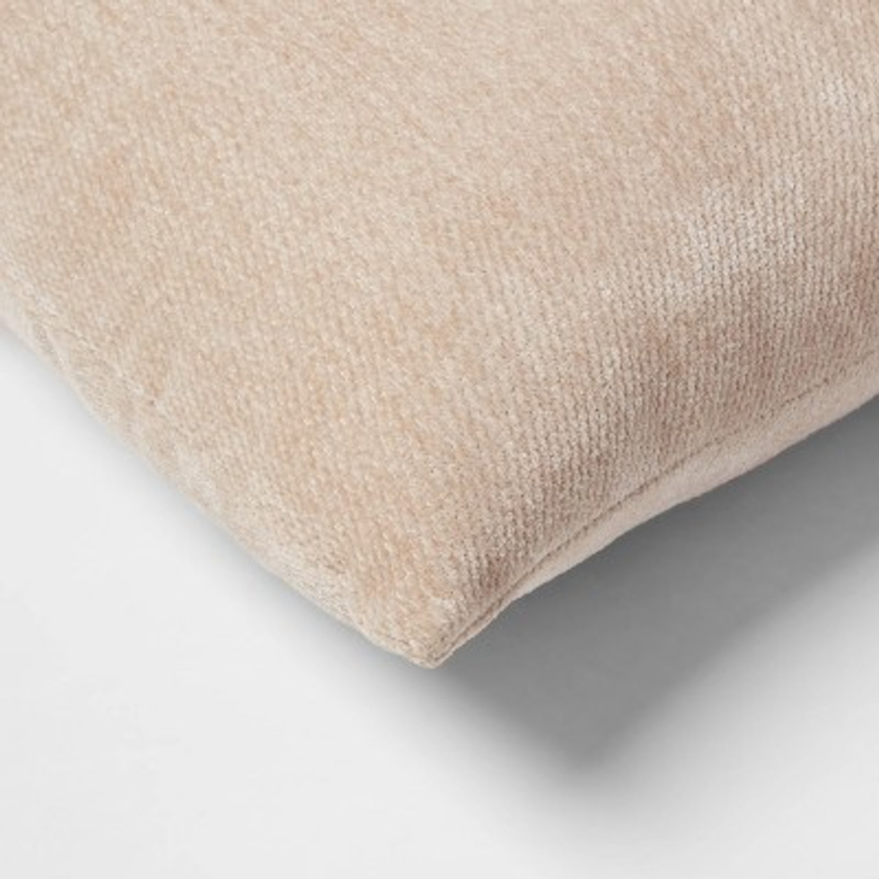 2pk Chenille Square Throw Pillows Neutral - Threshold™