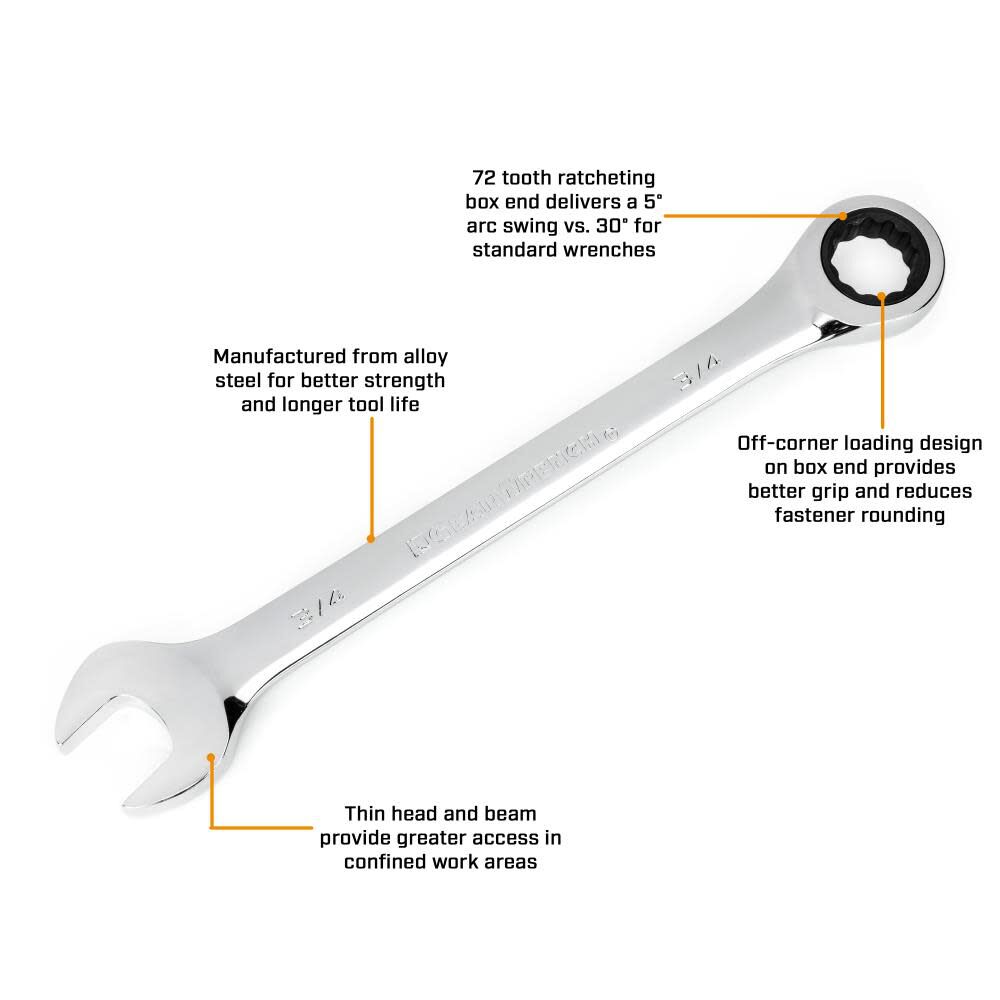 GEARWRENCH SAE/Metric Ratcheting Combination Wrench Set 20pc 35720-06 from GEARWRENCH