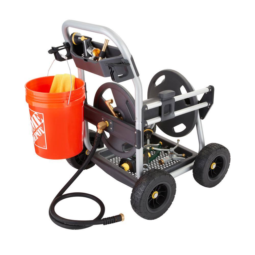 Gorilla 250 ft. Aluminum Heavy-Duty Hose Reel Cart GRC-250G