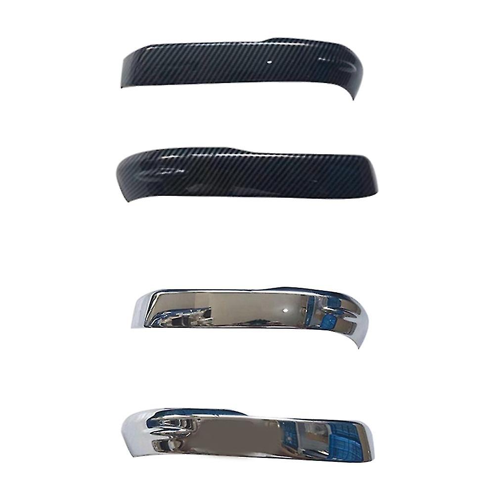 1pair Abs Carbon Fiber Side Rearview Mirror Strip Cover Trims Sticker For -v Xrv Xr-v 2022 2023