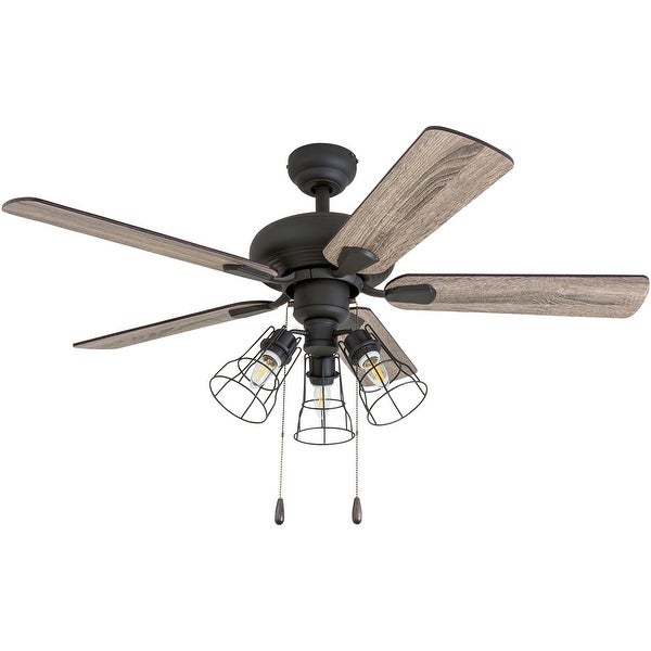 The Gray Barn Rugaard 42-inch Bronze 3-light LED Ceiling Fan Shopping - The Best Deals on Ceiling Fans | 27985718