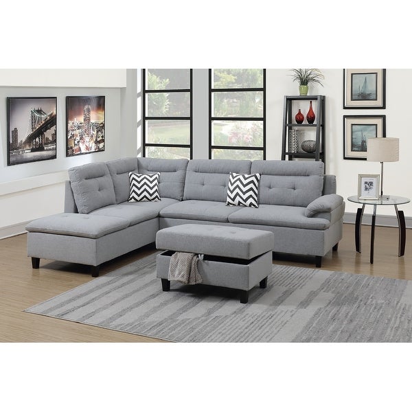 3 Piece Sectional Sofa Set