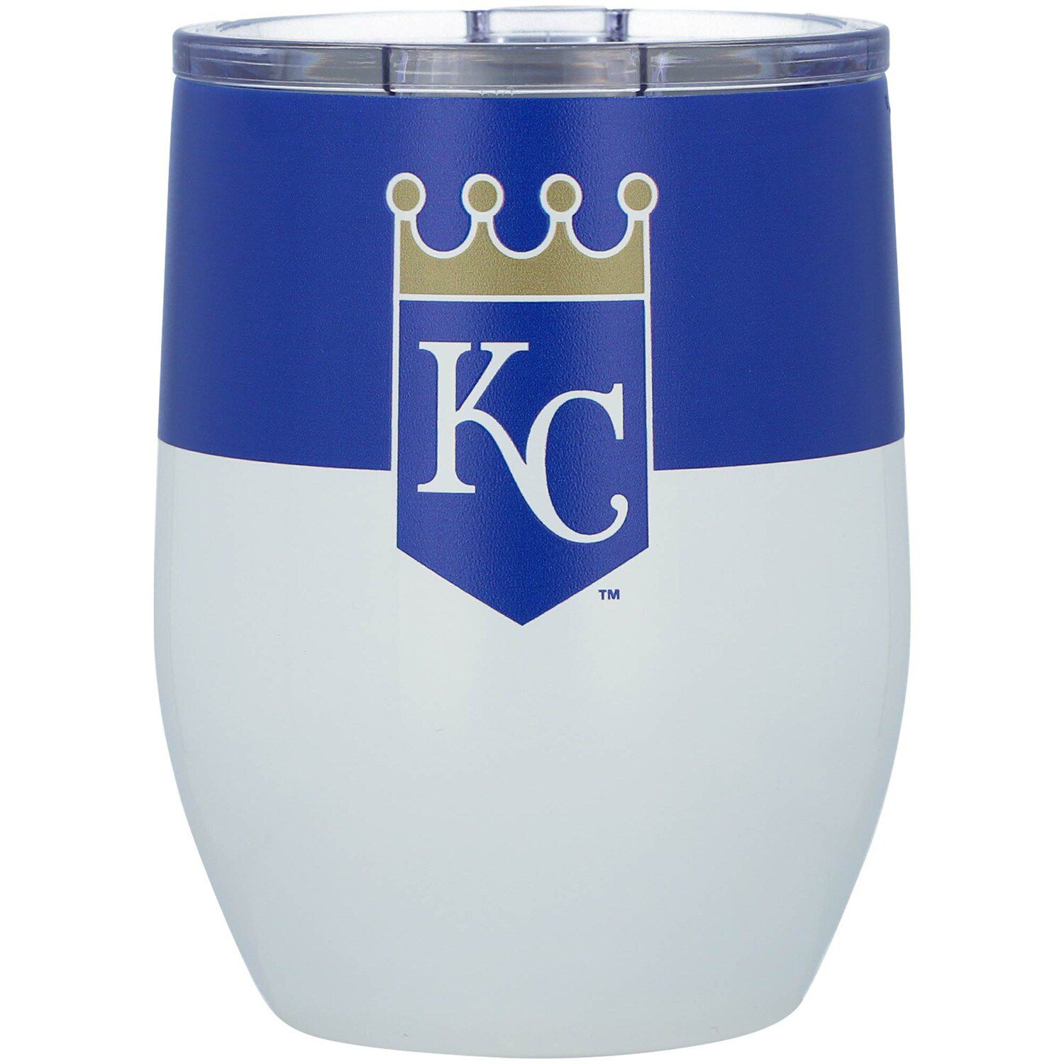 Kansas City Royals 16oz. Colorblock Stainless Steel Curved Tumbler