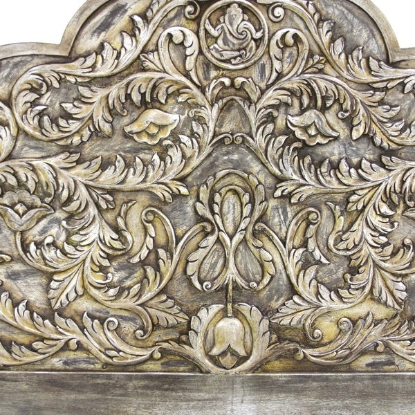 Hand Carved Wall Panel/Bedhead - - 35066923