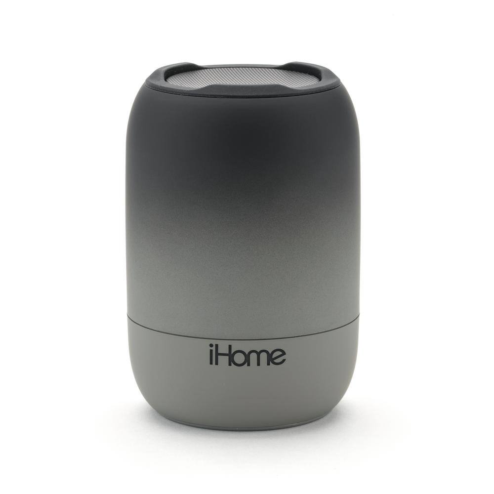 iHome PLAYFADE Rechargeable Water-Resistant Portable Bluetooth Speaker Black IBT400BGC