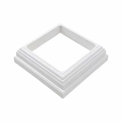 100% Virgin Material PVC Fence Accessories Hat base