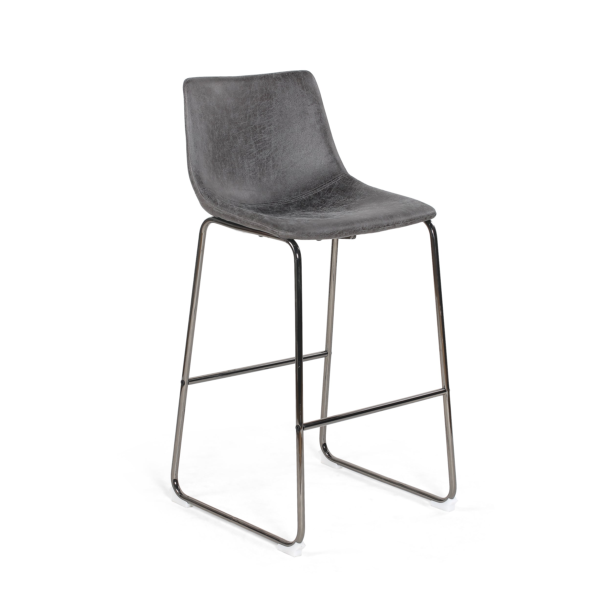 San Modern Microfiber Bar Stool