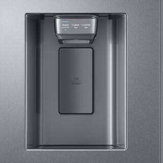  36 in. 27.4 cu. ft. Side by Side Refrigerator in Fingerprint-Resistant Stainless Steel Standard Depth RS27T5200SR