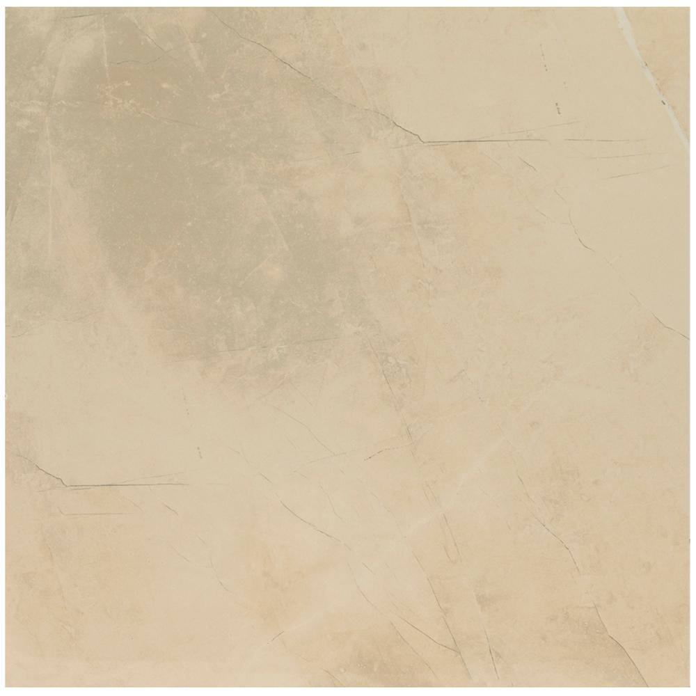 MSI Madison Cream 24 in. x 24 in. Polished Porcelain Stone Look Floor and Wall Tile (16 sq. ft.Case) NHDMADCRE2424P