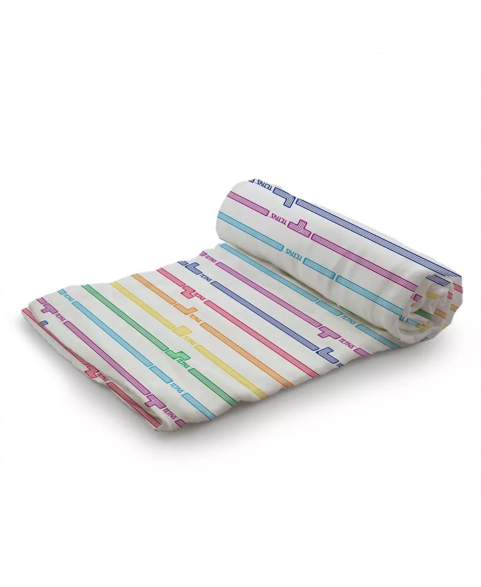 Kanga Care Tetris for Serene Swaddles - Premium Rayon from Bamboo Muslin Reversible Swaddle Blankets (2pk) : Tetrimino Block Party Multi-color