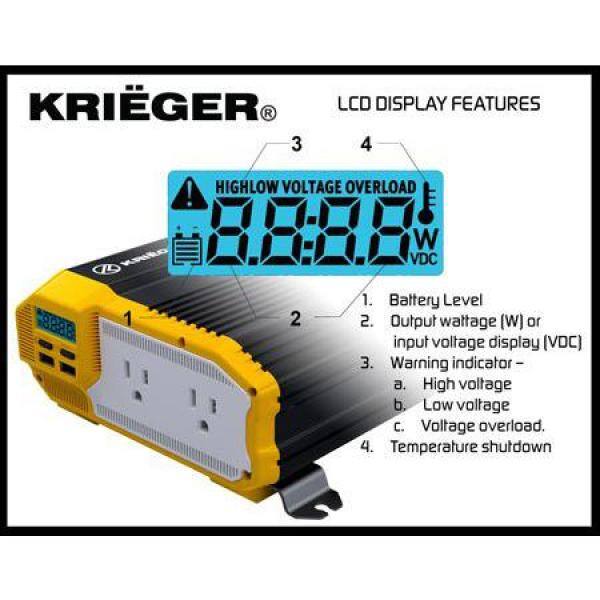 Krieger 2000-Watt Power Inverter KR2000