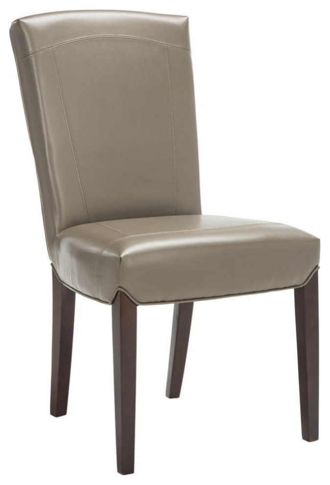 Rudy 19  x27 x27h Leather Side Chair (set Of 2) Clay   Transitional   Dining Chairs   by AED Luxury Home Decor  Houzz