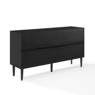 CROSLEY FURNITURE Everett Matte Black Sideboard CF4214-MB