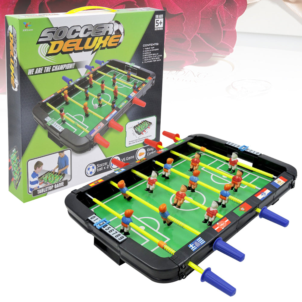 Frcolor Game Table Foosball Football Soccer Tabletop Mini Set Desktop Desk Kids Heavy Duty Sports Toys Hand