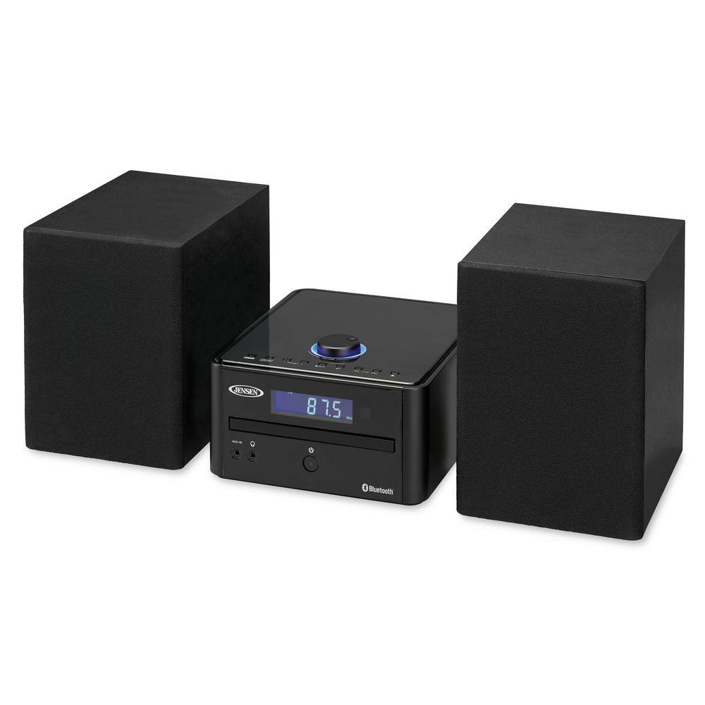 JENSEN Bluetooth CD Music System with Digital AMFM Stereo Receiver and Remote Control JBS-210