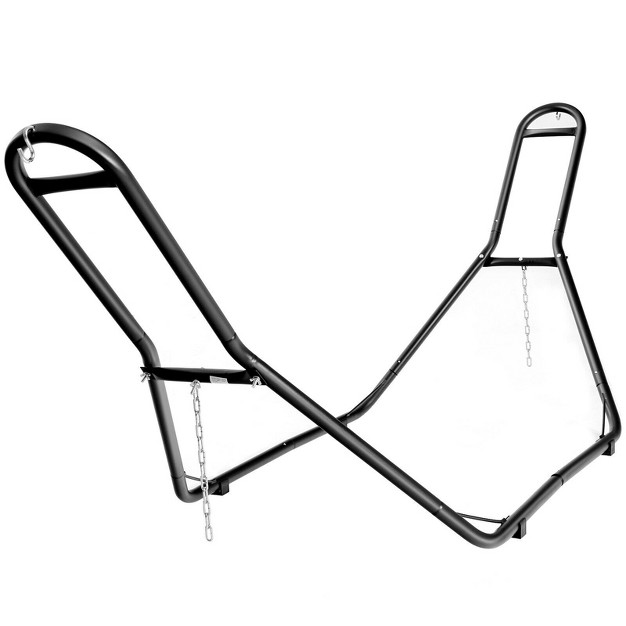 Costway Hammock Stand Heavy Duty Steel Frame Hanging Hooks Indoor Outdoor