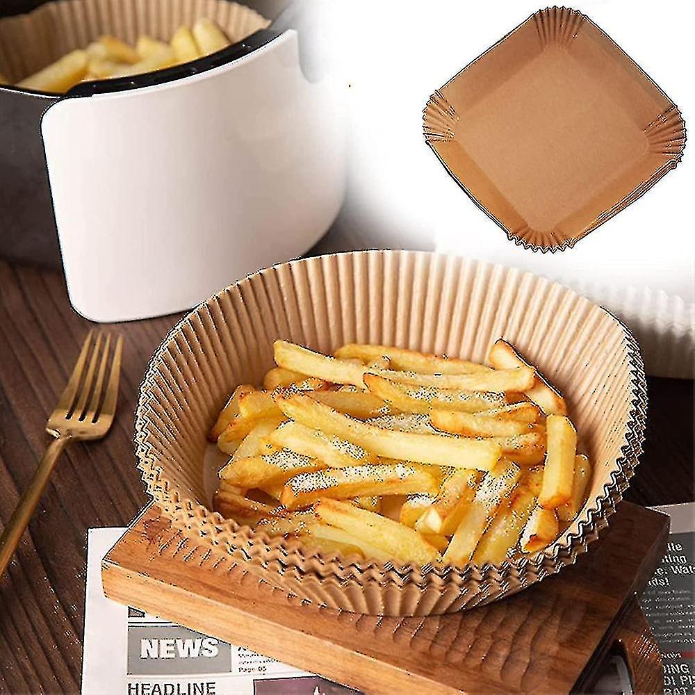 Air Fryer Disposable Paper Liner Non-stick Square Steamer Baking Liner