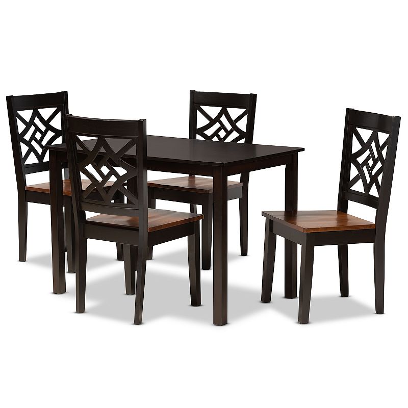 Baxton Studio Nicolette Dining 5-piece Set