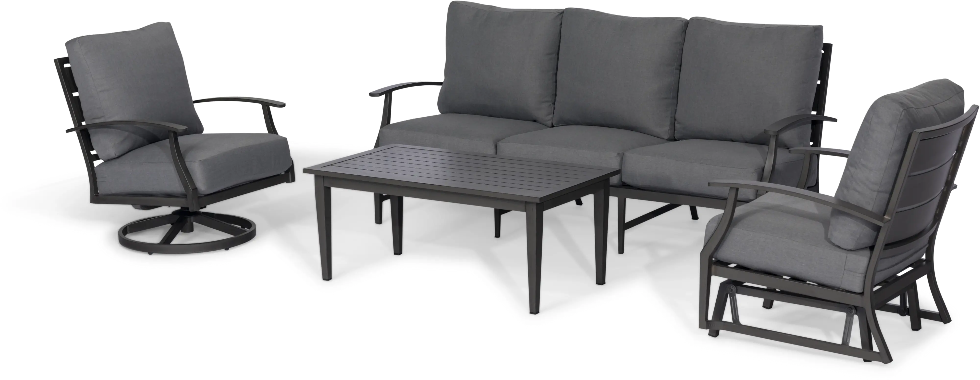 West Lake Gray Patio Glider Chair