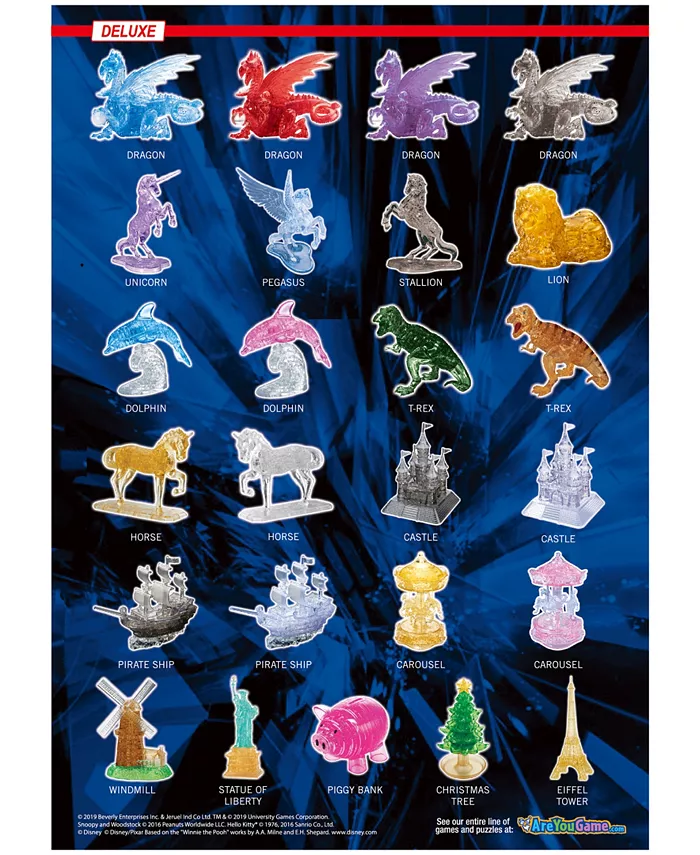 BePuzzled 3D Crystal Panther Puzzle Set  39 Pieces