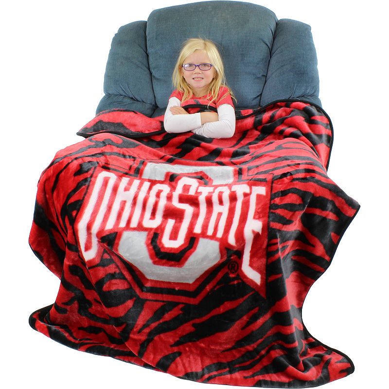 NCAA Ohio State Buckeyes Throw Blanket