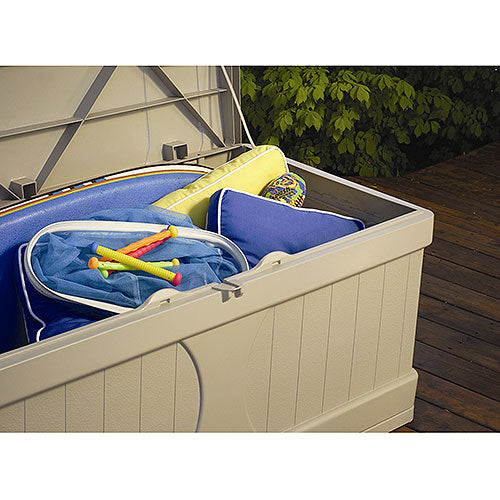 Suncast 99 Gallon Deck Box, Light Taupe, DB9000