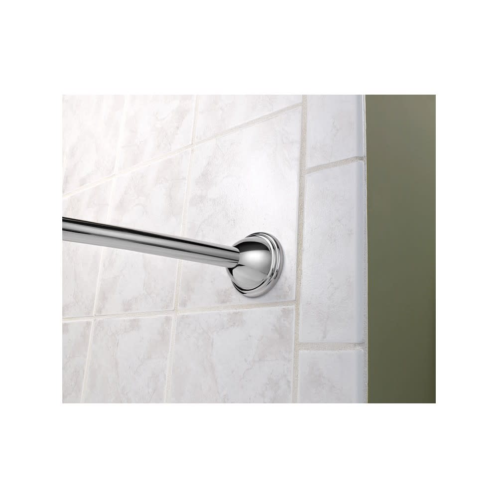 Moen Shower Rod Chrome 72 Adjustable Curved