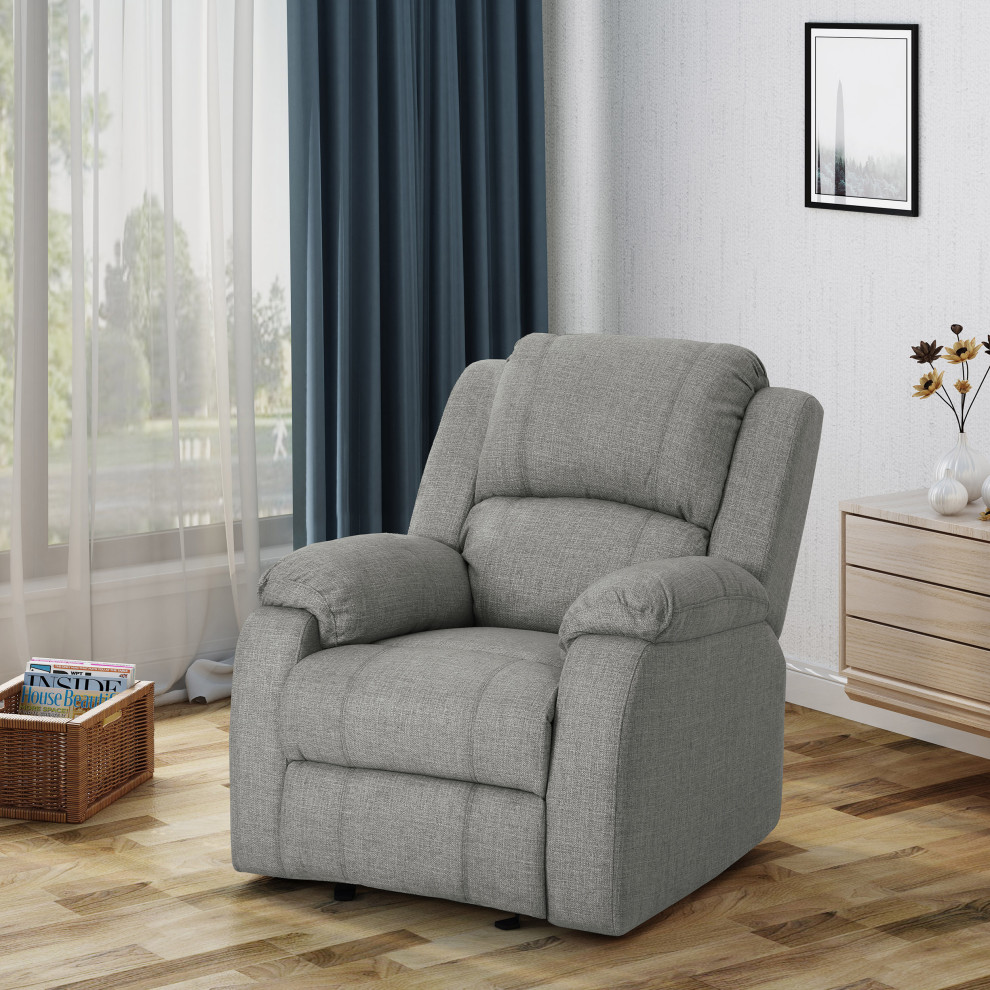 GDF Studio Scarlett Classic Fabric Gliding Recliner Chair   Transitional   Recliner Chairs   by GDFStudio  Houzz